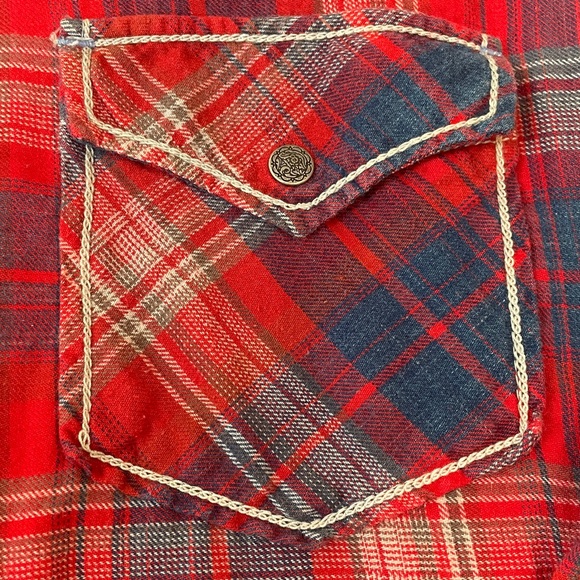 RYAN MICHAEL PLAID SHIRT RED & BLUE
Size L - Picture 4 of 11
